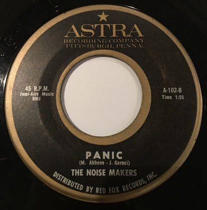 The Noise Makers : Zoobee / Panic (7", RE, Bla)