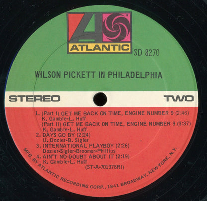 Wilson Pickett : In Philadelphia (LP, Album, RI )