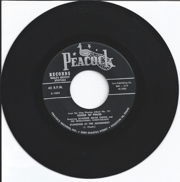 Julius Cheeks And The Sensational Nightingales : Morning Train / Standing At The Judgement (7", Single)