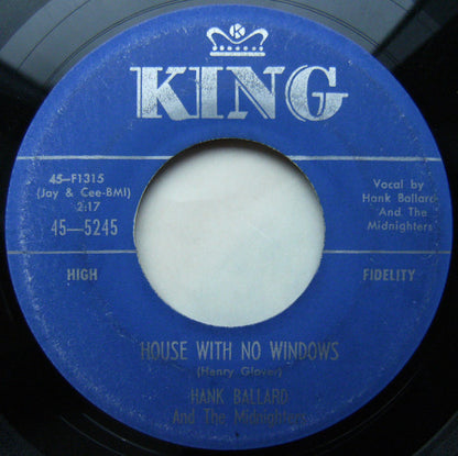 Hank Ballard & The Midnighters : Cute Little Ways / House With No Windows (7")