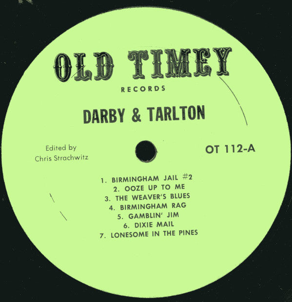 Darby & Tarlton : Jimmy Tarlton & Tom Darby (LP, Comp)