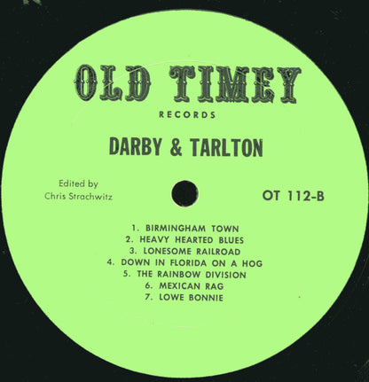 Darby & Tarlton : Jimmy Tarlton & Tom Darby (LP, Comp)
