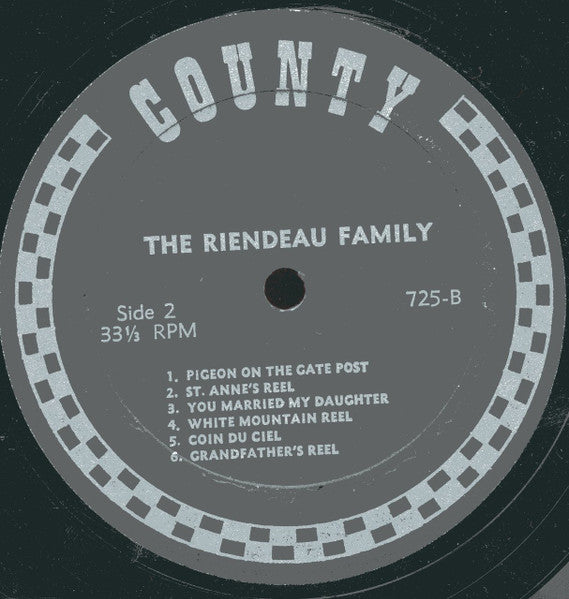 The Riendeau Family : Old Time Fiddling From Old New England (LP)