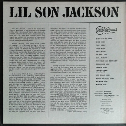 Lil' Son Jackson : Lil Son  Jackson (LP, RE)