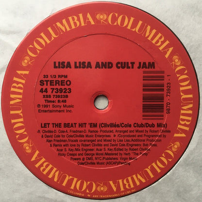 Lisa Lisa & Cult Jam : Let The Beat Hit 'Em (The Remixes) (12")
