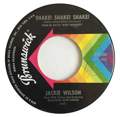 Jackie Wilson : Shake! Shake! Shake! / He's A Fool (7", Glo)
