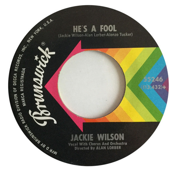 Jackie Wilson : Shake! Shake! Shake! / He's A Fool (7", Glo)