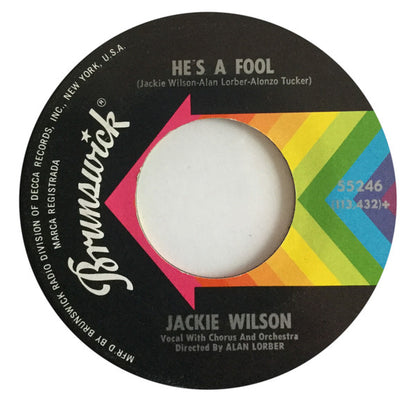 Jackie Wilson : Shake! Shake! Shake! / He's A Fool (7", Glo)