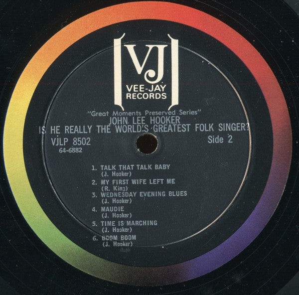 John Lee Hooker : Is He The World's Greatest Blues Singer? (LP, Comp, Mono)