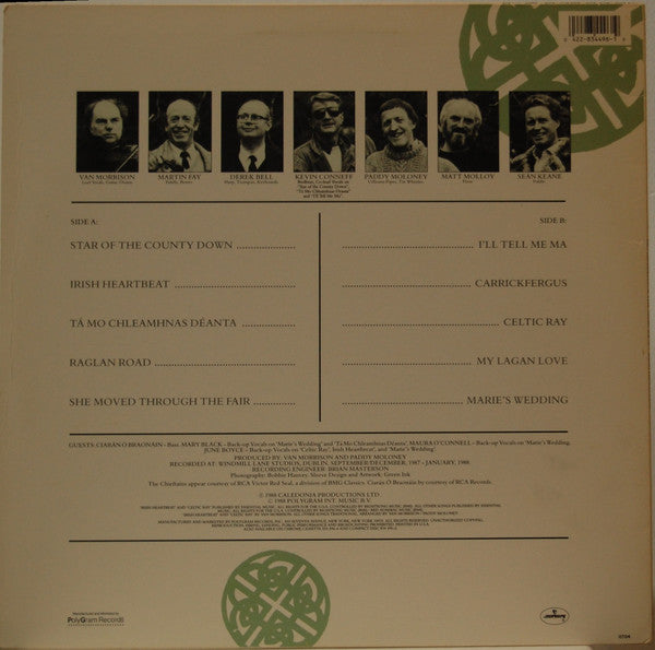 Van Morrison & The Chieftains : Irish Heartbeat (LP, Album, 49 )