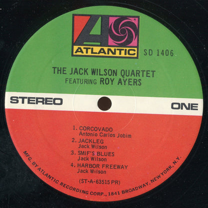 The Jack Wilson Quartet Featuring Roy Ayers : The Jack Wilson Quartet (LP, RE, PR)