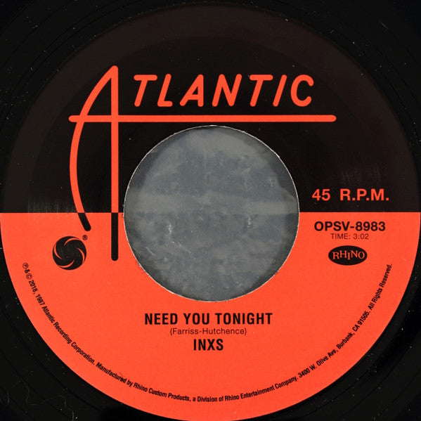 INXS : Need You Tonight / Never Tear Us Apart (7")