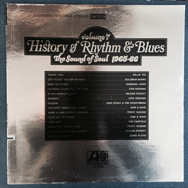 Various : History Of Rhythm & Blues  Volume 7  The Sound Of Soul 1965-66 (LP, Comp)