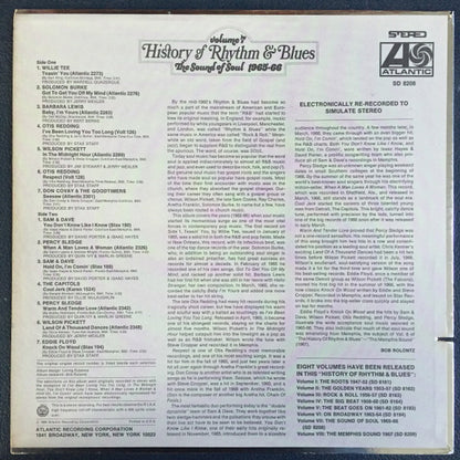 Various : History Of Rhythm & Blues  Volume 7  The Sound Of Soul 1965-66 (LP, Comp)