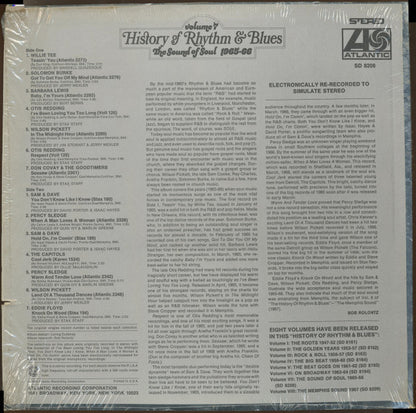 Various : History Of Rhythm & Blues  Volume 7  The Sound Of Soul 1965-66 (LP, Comp)