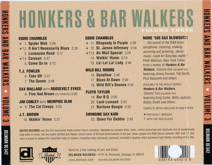 Various : Honkers & Bar Walkers Volume Three (CD, Comp)