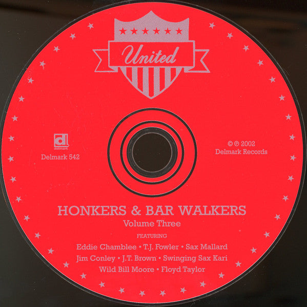 Various : Honkers & Bar Walkers Volume Three (CD, Comp)