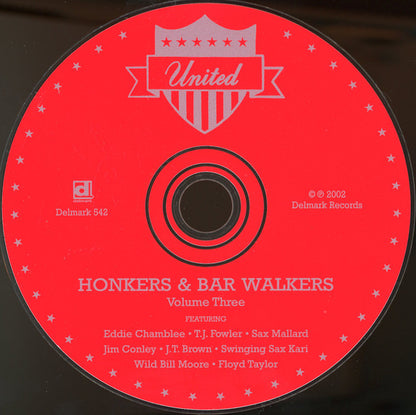 Various : Honkers & Bar Walkers Volume Three (CD, Comp)