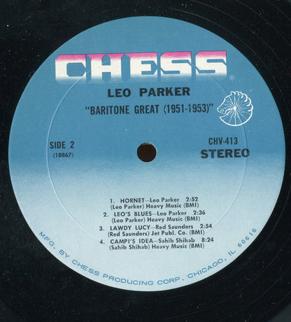 Leo Parker : The Late Great King Of The Baritone Sax (LP, Album, Mon)