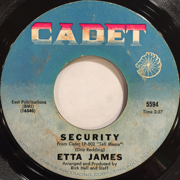 Etta James : Security / I'm Gonna Take What He's Got (7", Single, Styrene, Mon)