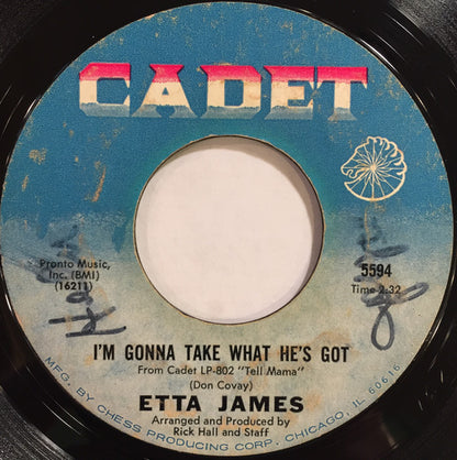 Etta James : Security / I'm Gonna Take What He's Got (7", Single, Styrene, Mon)