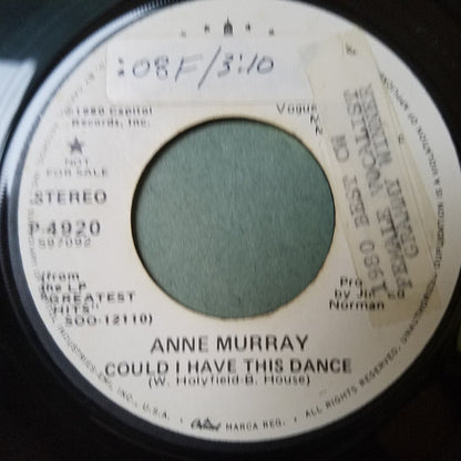 Anne Murray : Could I Have This Dance (7", Single, Mono, Promo)