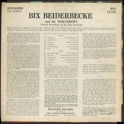 Bix Beiderbecke And The Wolverines : Bix Beiderbecke And The Wolverines (LP, Comp, Mono)