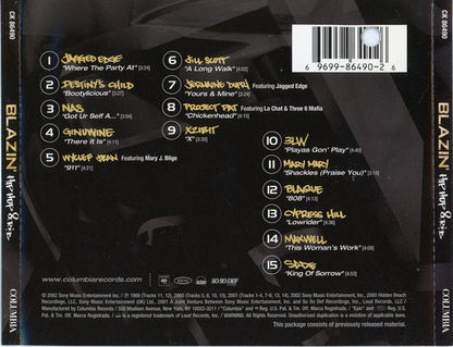 Various : Blazin’ Hip Hop & R&B (CD, Album, Comp)
