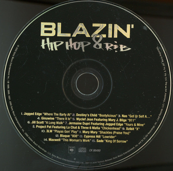 Various : Blazin’ Hip Hop & R&B (CD, Album, Comp)