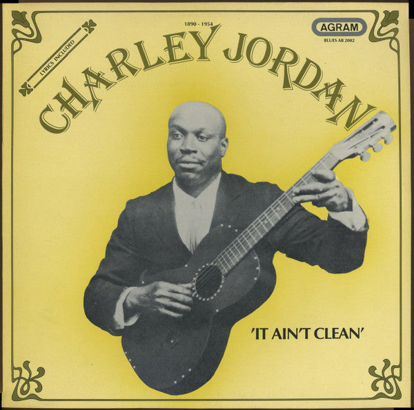 Charley Jordan : It Ain't Clean (LP, Comp, RM)