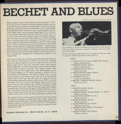 Sidney Bechet : Bechet And Blues (LP, Comp, Mono)