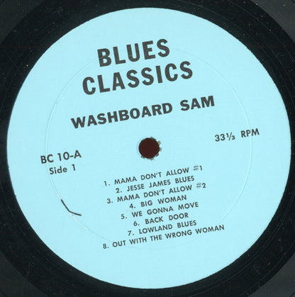 Washboard Sam : Blues Classics By Washboard Sam (LP, Comp)