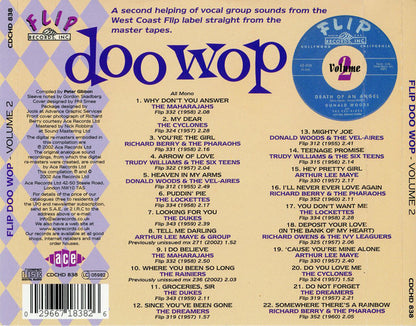 Various : Flip Doo Wop Volume 2 (CD, Comp)