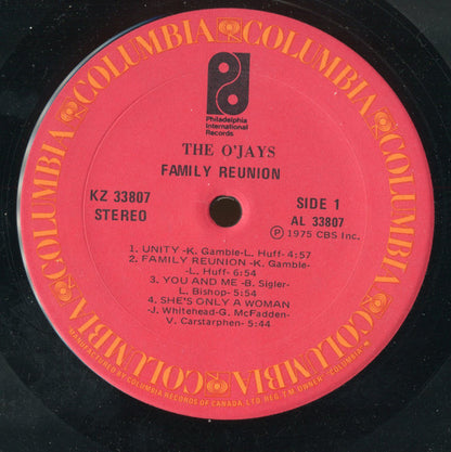 The O'Jays : Family Reunion (LP, Album)