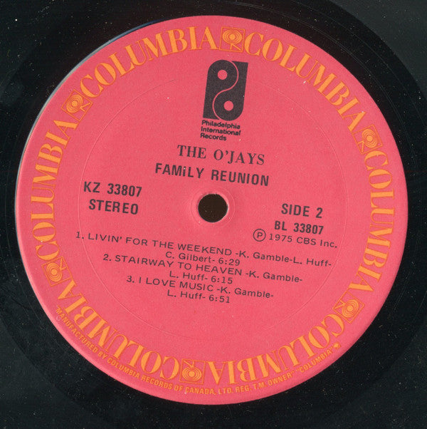 The O'Jays : Family Reunion (LP, Album)