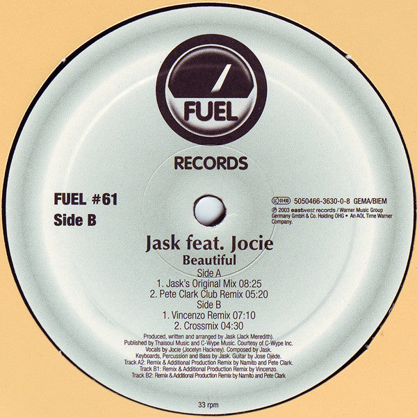 Jask Feat. Jocie : Beautiful (12")