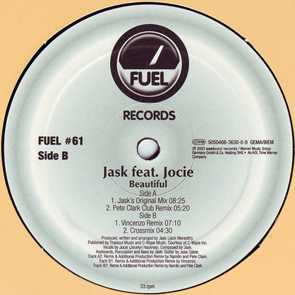 Jask Feat. Jocie : Beautiful (12")