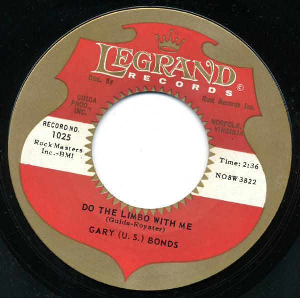 Gary U.S. Bonds : Where Did That Naughty Little Girl Go / Do The Limbo With Me (7", Single)