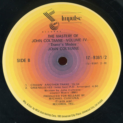 John Coltrane : The Mastery Of John Coltrane / Vol. IV "Trane's Modes" (2xLP, Album)