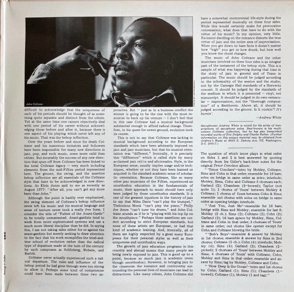 John Coltrane : On A Misty Night (2xLP, Comp, RM, Gat)