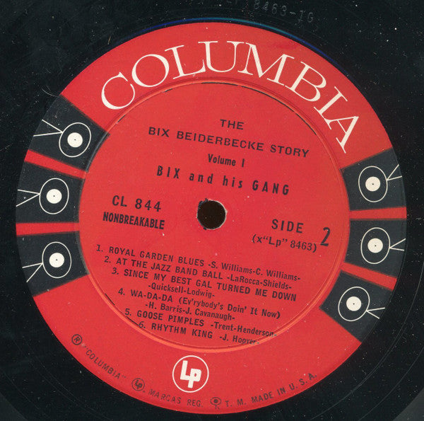 Bix Beiderbecke : The Bix Beiderbecke Story: Vol. 1 - Bix And His Gang (LP, Comp, Mono, RE, Hol)