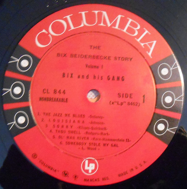 Bix Beiderbecke : The Bix Beiderbecke Story: Vol. 1 - Bix And His Gang (LP, Comp, Mono, RE, Hol)