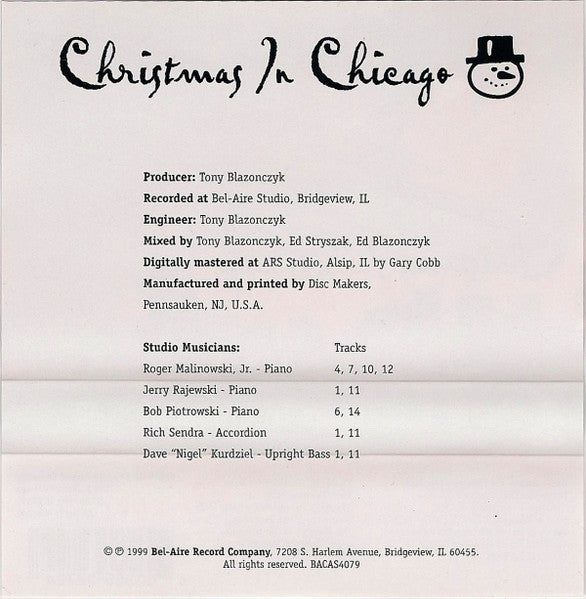 Various : Christmas In Chicago (Cass)