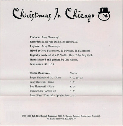 Various : Christmas In Chicago (Cass)