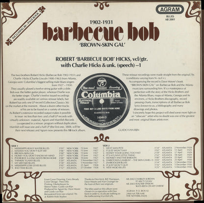 Barbecue Bob : Brown-Skin Gal (LP, Comp, Bla + Box)