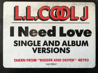 LL Cool J : I Need Love (12", Promo)