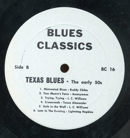 Various : Texas Blues - The Early '50s (LP, Comp)