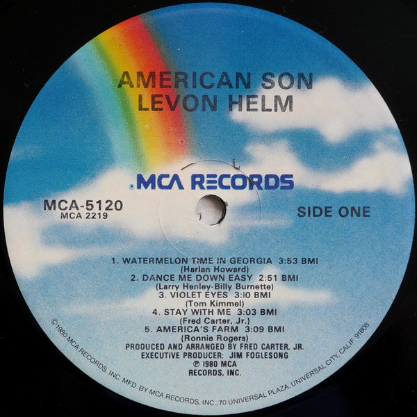 Levon Helm : American Son (LP, Album, Glo)