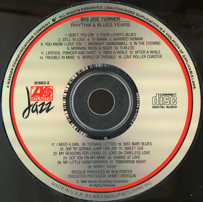 Big Joe Turner : Rhythm & Blues Years (CD, Album, Comp)