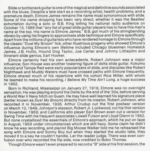 Elmore James : Rollin' & Tumblin' - The Best Of Elmore James (CD, Comp)